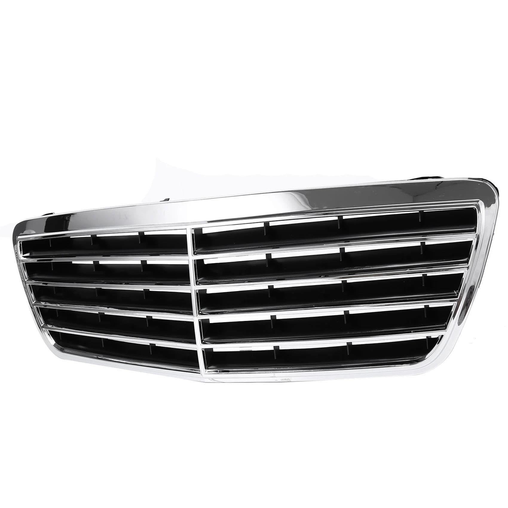 Haube Mesh Kühlergrill Für Benz W210 E200 E180 E300 1999 2000 2001 Auto Front Stoßstange Grille Grill von QIFANB