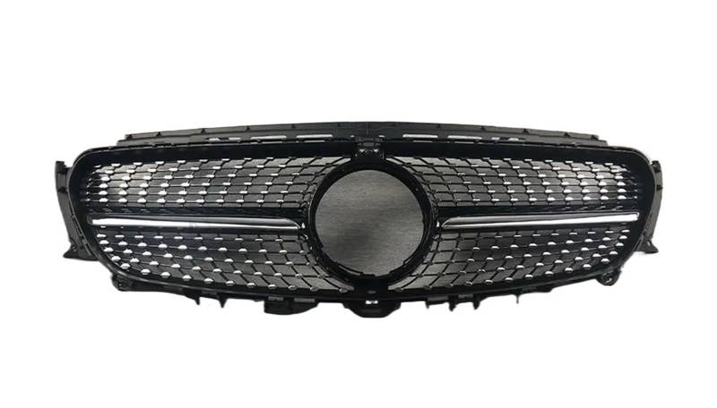 Haube Mesh Kühlergrill Für Benz W213 C238 A238 Für E E200 E260 E300 2016 2017 2018 2019 2020 Diamant Front Einlass Stoßstange Kühlergrill Haube Grill Mesh Sport(Diamond Glossy Black) von QIFANB