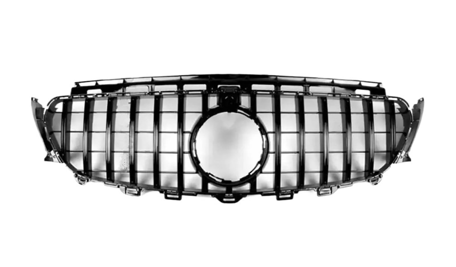 Haube Mesh Kühlergrill Für Benz W213 C238 A238 Für E E200 E260 E300 2016 2017 2018 2019 2020 Diamant Front Einlass Stoßstange Kühlergrill Haube Grill Mesh Sport(Type A Glossy Black) von QIFANB
