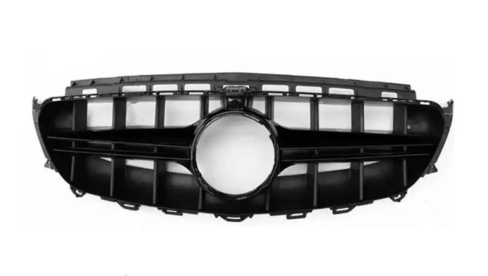 Haube Mesh Kühlergrill Für Benz W213 C238 A238 Für E E200 E260 E300 2016 2017 2018 2019 2020 Diamant Front Einlass Stoßstange Kühlergrill Haube Grill Mesh Sport(Type B Glossy Black) von QIFANB