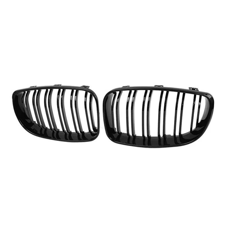 Haube Mesh Kühlergrill Für E81 E87 E82 E88 128I 130I 135I 2007 2008 2009 2010 2011 Auto Vorderen Stoßfänger Nierengrill Racing Grills Gitter Dual Lamellen Grill von QIFANB