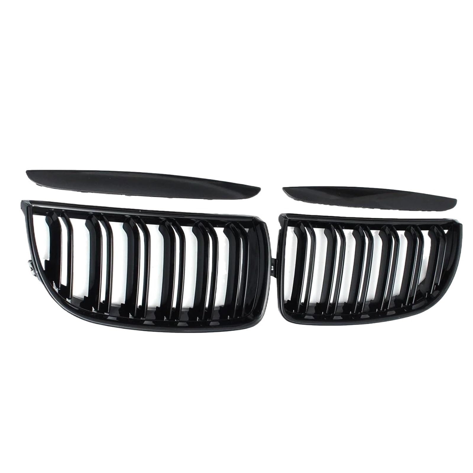 Haube Mesh Kühlergrill Für E90 E91 3 Serie 323i 328i 335i 330i 325i 2005 2006 2007 2008 Auto Vorderen Stoßfänger Racing GrilleDouble Lamellen Sport Grille von QIFANB
