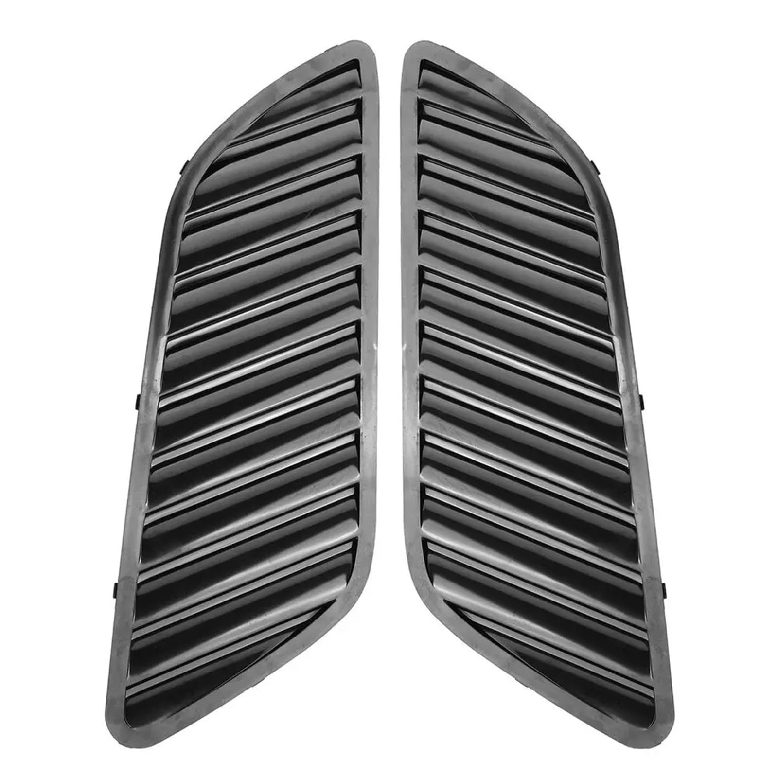 Haube Mesh Kühlergrill Für E90 E91 E92 F30 E46 2 Stücke Auto Front Grill Haube Abdeckung Motorhaube Grill Air Outlet Vent Abdeckung Trim(Glossy Black) von QIFANB