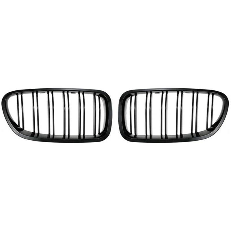 Haube Mesh Kühlergrill Für F10 F18 F02 F11 Für M5 2010 2011 2012 2013 2014 2015 Grill Grille Glanz Schwarz Niere Sport Dual Lamellen von QIFANB