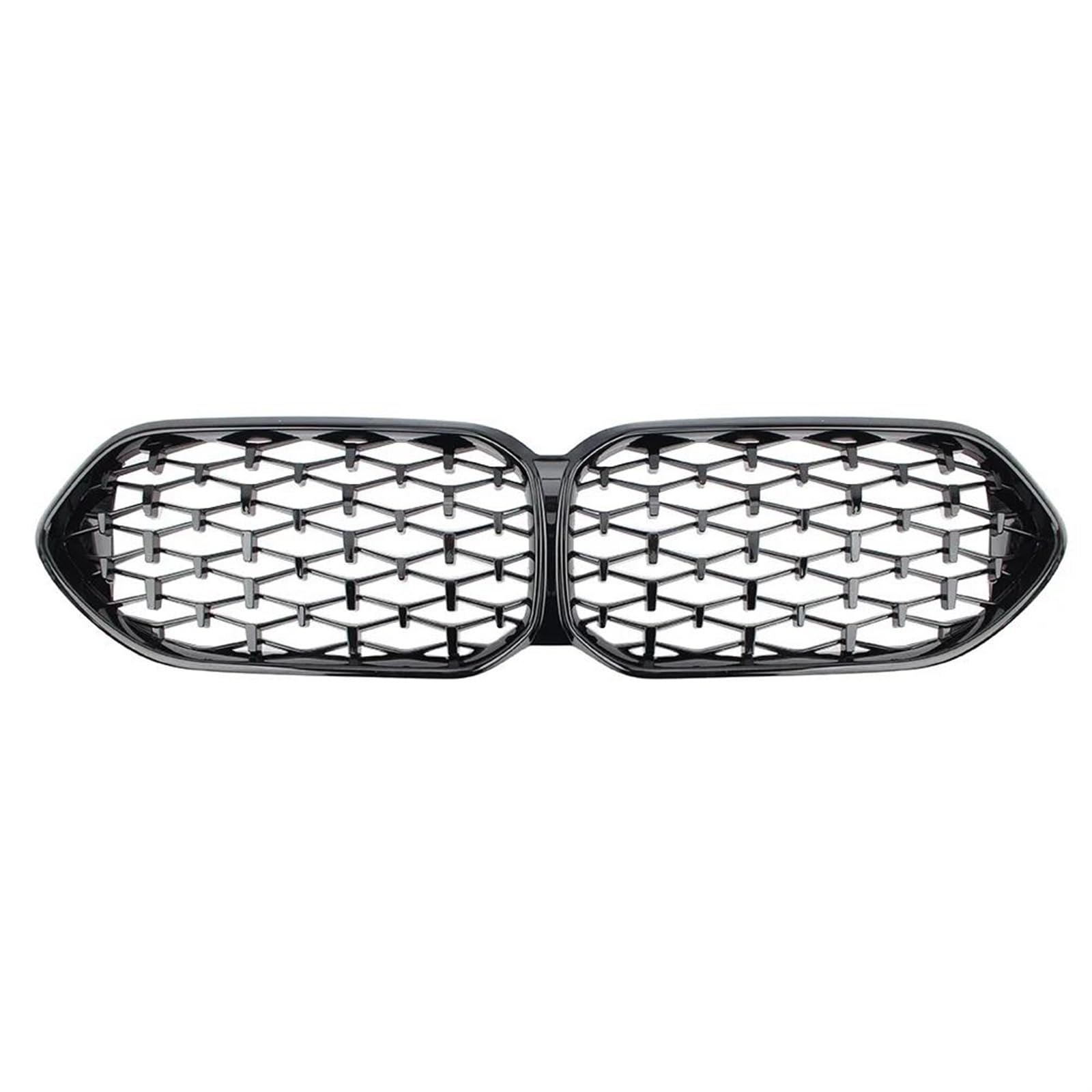 Haube Mesh Kühlergrill Für F44 2 Serie 220i 225i M235i M240i 4 Türen 2020 + Vorne Mitte Grille Sport Gitter Ersatz ABS(Bright Black) von QIFANB