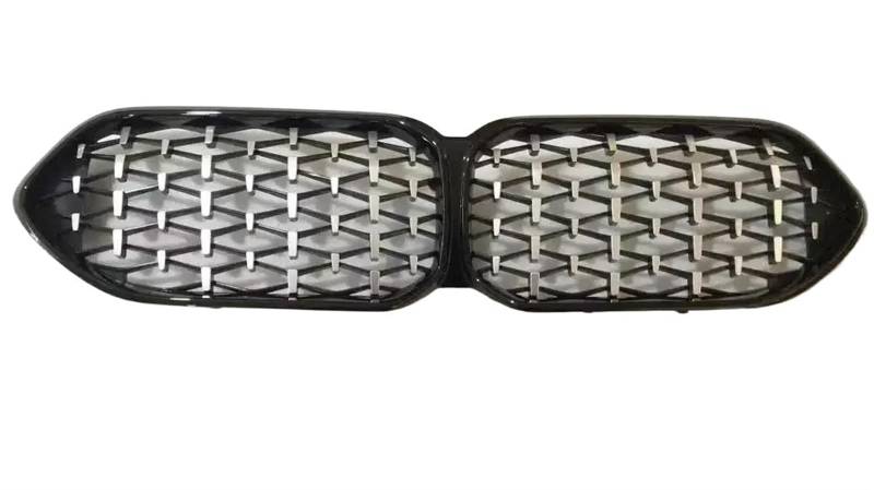 Haube Mesh Kühlergrill Für F44 2 Serie 220i 225i M235i M240i 4 Türen 2020 + Vorne Mitte Grille Sport Gitter Ersatz ABS(Bright Silver) von QIFANB