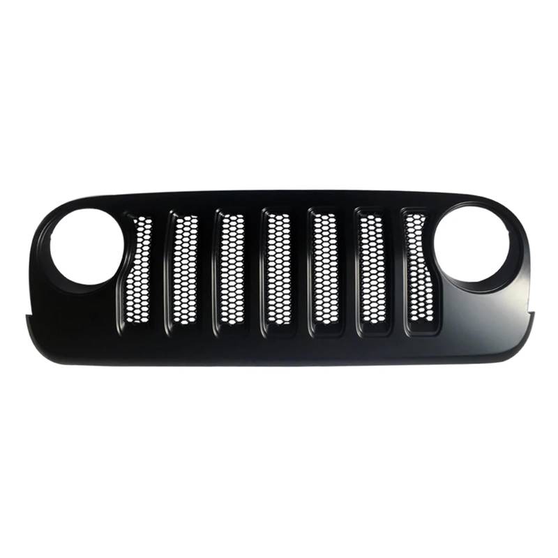 Haube Mesh Kühlergrill Für Jeep Für Wrangler Für JK Für JL 2007 2008 2009 2010 2011 2012 2013 2014 2015 2016 2017 Auto Kühlergrill Grill Autozubehör J373 von QIFANB