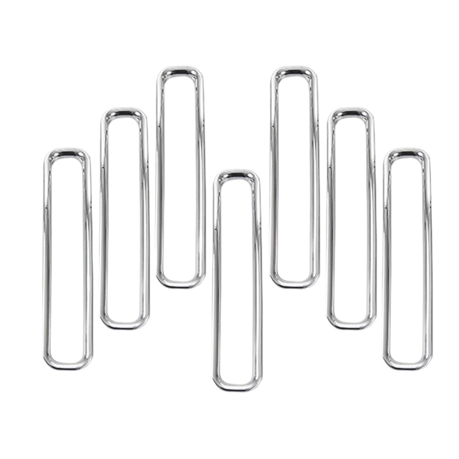 Haube Mesh Kühlergrill Für Jeep Für Wrangler Für TJ 1997 1998 1999 2000 2001 2002 2003 2004 2005 2006 Auto Kühlergrill Mesh Fronteinsatz Racing Grills Dekoration Abdeckung(Chrome Without Mesh) von QIFANB