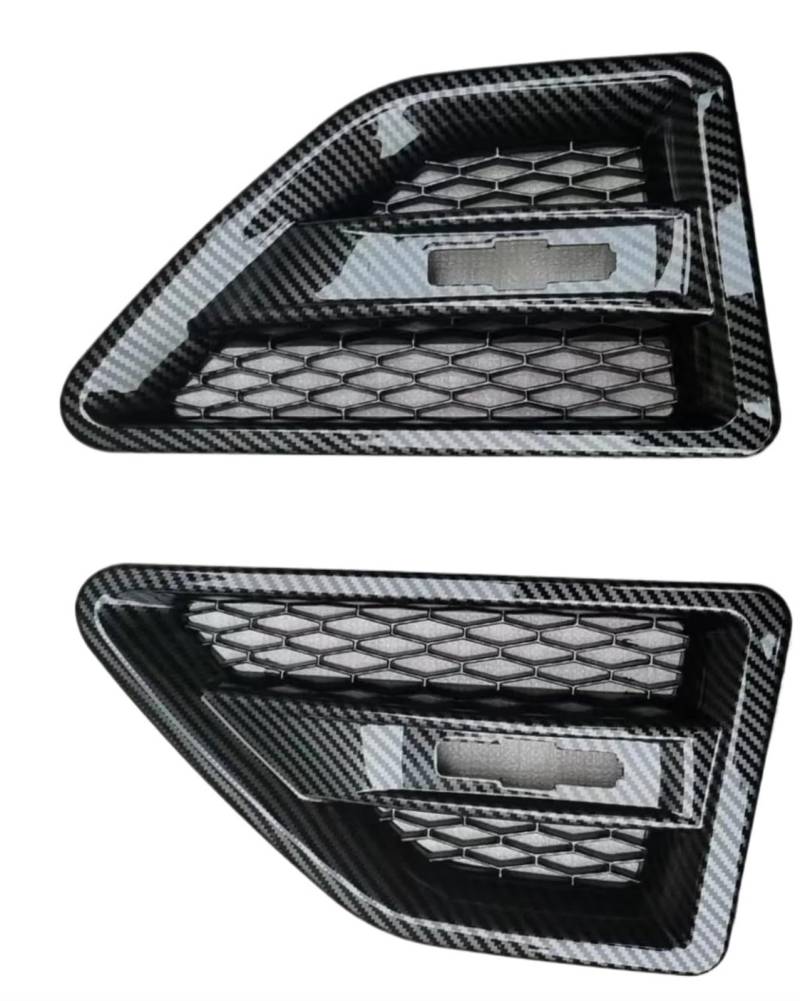 Haube Mesh Kühlergrill Für Land Für Rover Für Freelander 2 LR2 2008 2009 2010 2011 2012 2013 2014 2015 Seite Fender Spoiler Abfluss Mesh Tür Seite Grille LR001660 LR001658(Carbon) von QIFANB