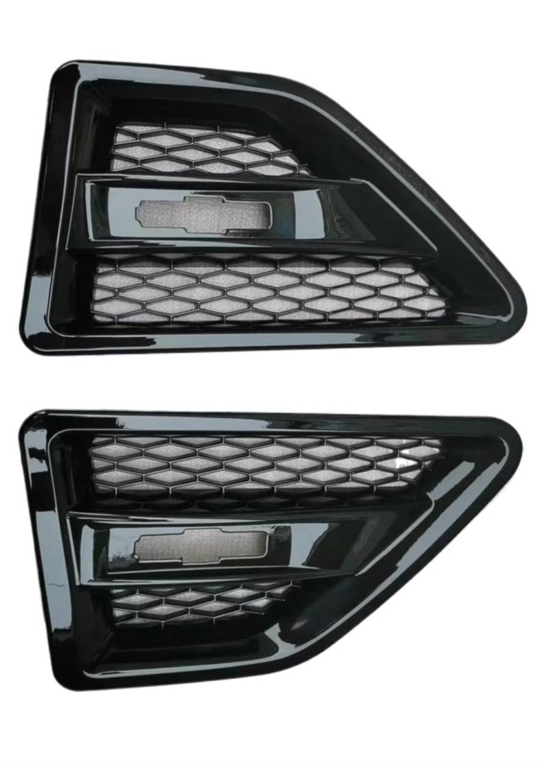 Haube Mesh Kühlergrill Für Land Für Rover Für Freelander 2 LR2 2008 2009 2010 2011 2012 2013 2014 2015 Seite Fender Spoiler Abfluss Mesh Tür Seite Grille LR001660 LR001658(Schwarz) von QIFANB
