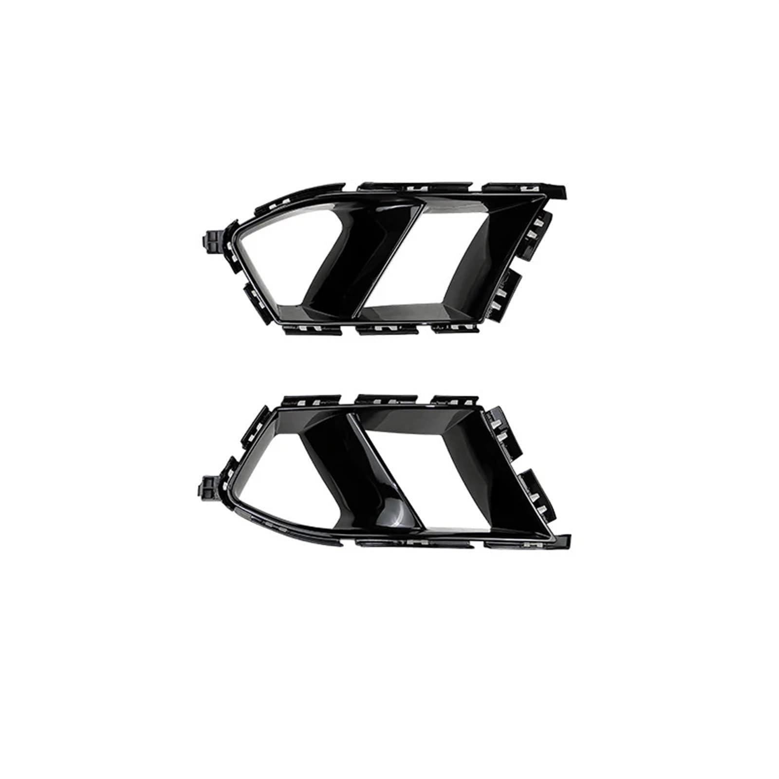 Haube Mesh Kühlergrill Für M3 Für M4 G80 G82 G83 2021 2022 2023 2024 Frontstoßstange Lufteinlassgitter Seitenschlitze Dekorativer Spoiler(Glossy Black) von QIFANB