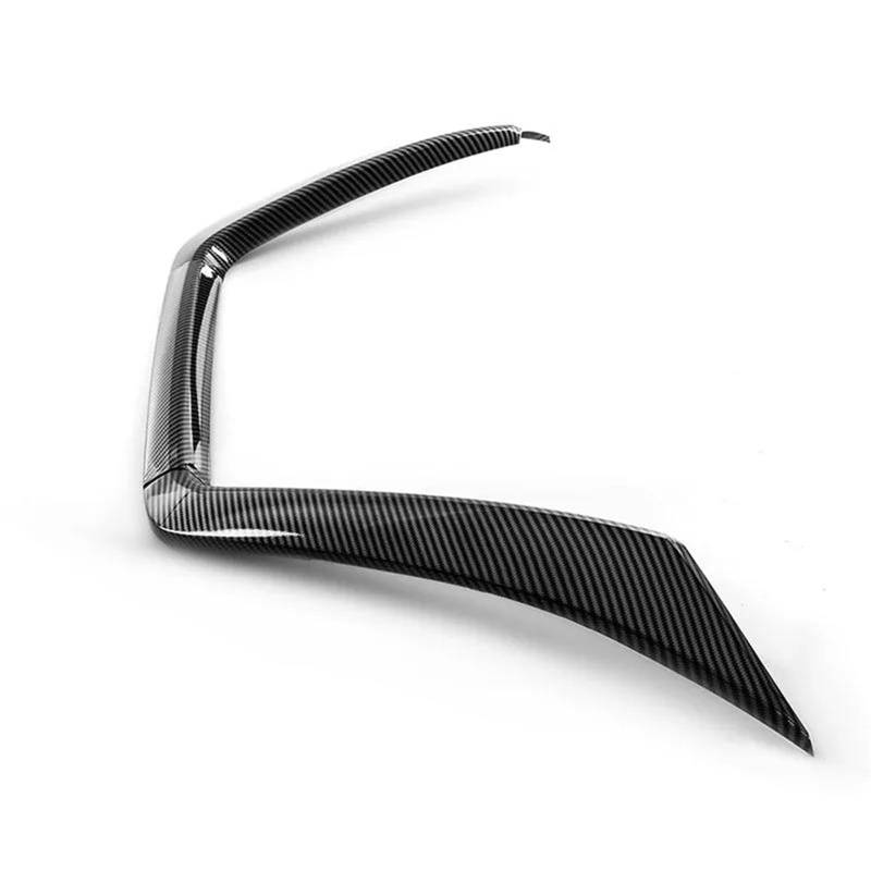 Haube Mesh Kühlergrill Für Nissan Für Altima 2019 2020 2021 2022 3-teiliges Kühlergrill-Rahmen-Abdeckungs-Zierstreifen-Aufkleber ABS(Kohlefaser-Optik) von QIFANB