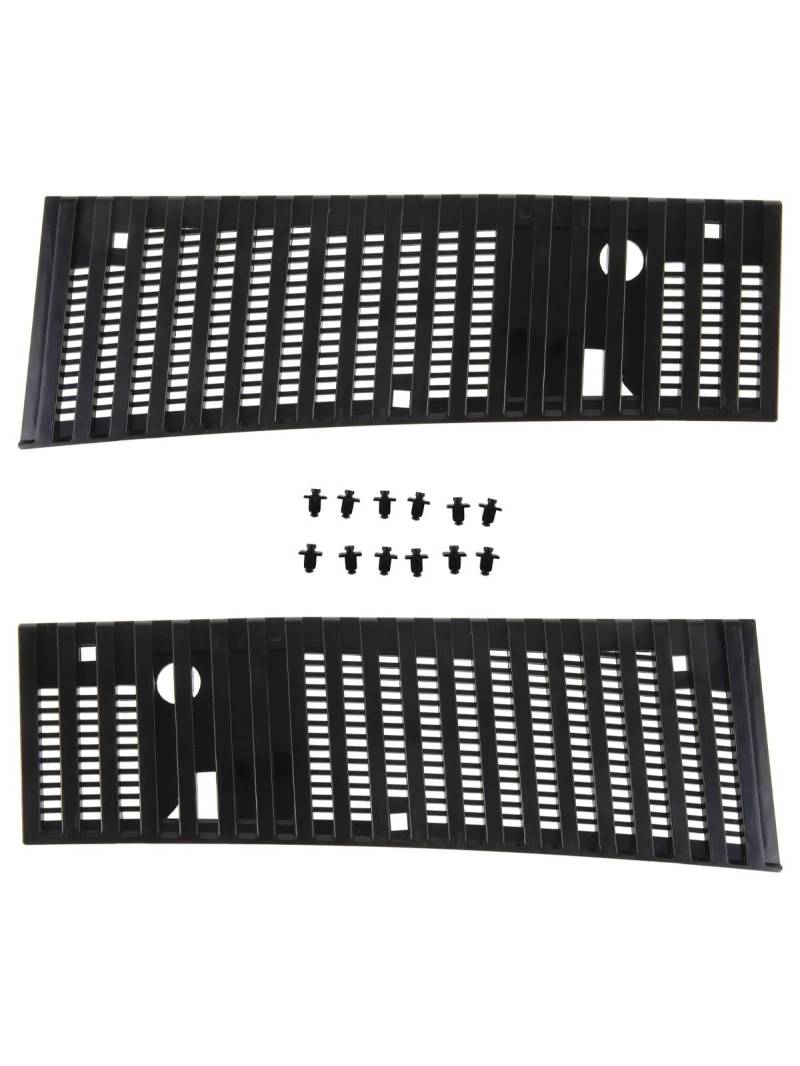 Haube Mesh Kühlergrill Für Nissan Für Hardbody Für Navara D21 Ute Für Pickup 1986 1987 1988 1989 1990 1991 1992-1997 Auto Haube Wischer Gugel Grille 66814-0S700(1 Pair with 12clips) von QIFANB