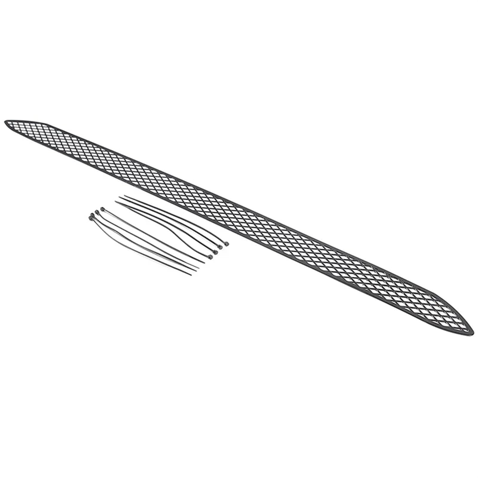 Haube Mesh Kühlergrill Für Subaru Für WRX 2021 2022 2023 Edelstahl Auto Haube Lufteinlass Schutz Net Grille Auto Außen Zubehör(Schwarz) von QIFANB