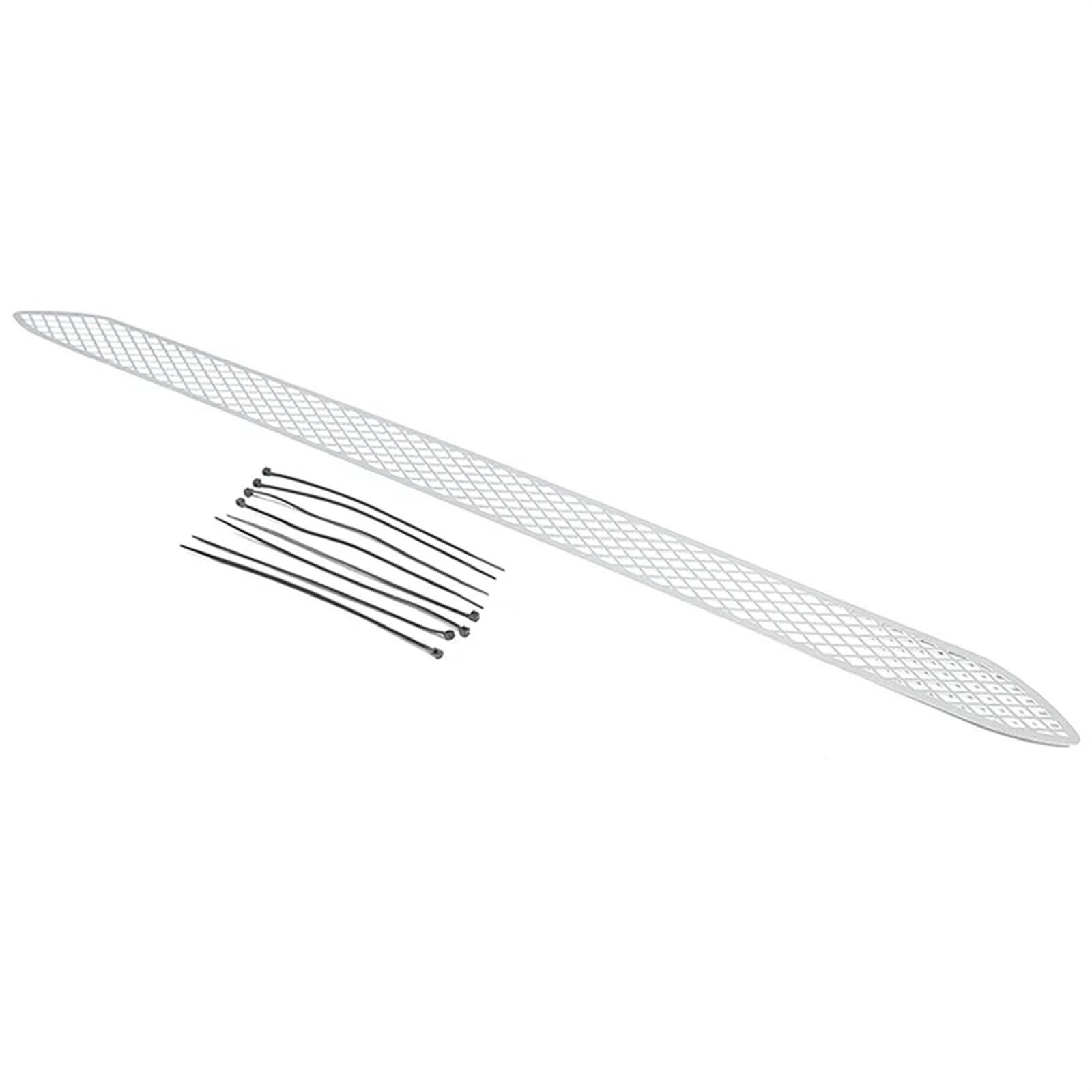 Haube Mesh Kühlergrill Für Subaru Für WRX 2021 2022 2023 Edelstahl Auto Haube Lufteinlass Schutz Net Grille Auto Außen Zubehör(Silber) von QIFANB