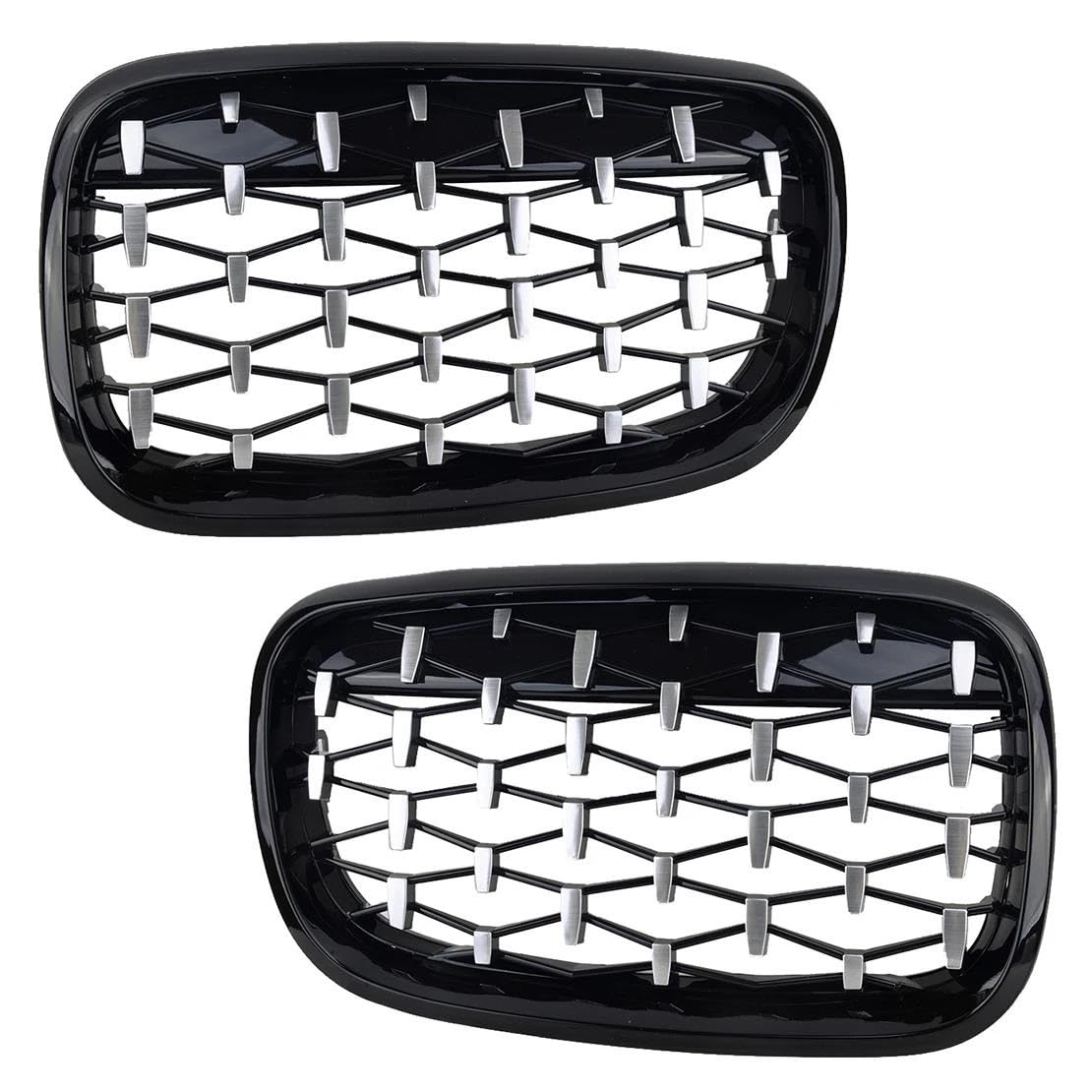 Haube Mesh Kühlergrill Für X5 E70 Für X6 E71 Für Hybrid E72 51137305590 51137157687 51137157688 1 Paar Front Niere Kühlergrill Diamant Grill 51137305589 Haube Mesh Kühlergrill Für X5 E70 Für X6 E71 Für Hybrid E72 51137305590 51137157687 51137157688 1 Paar Front Niere Kühlergrill Diamant Grill 51137305589 von QIFANB