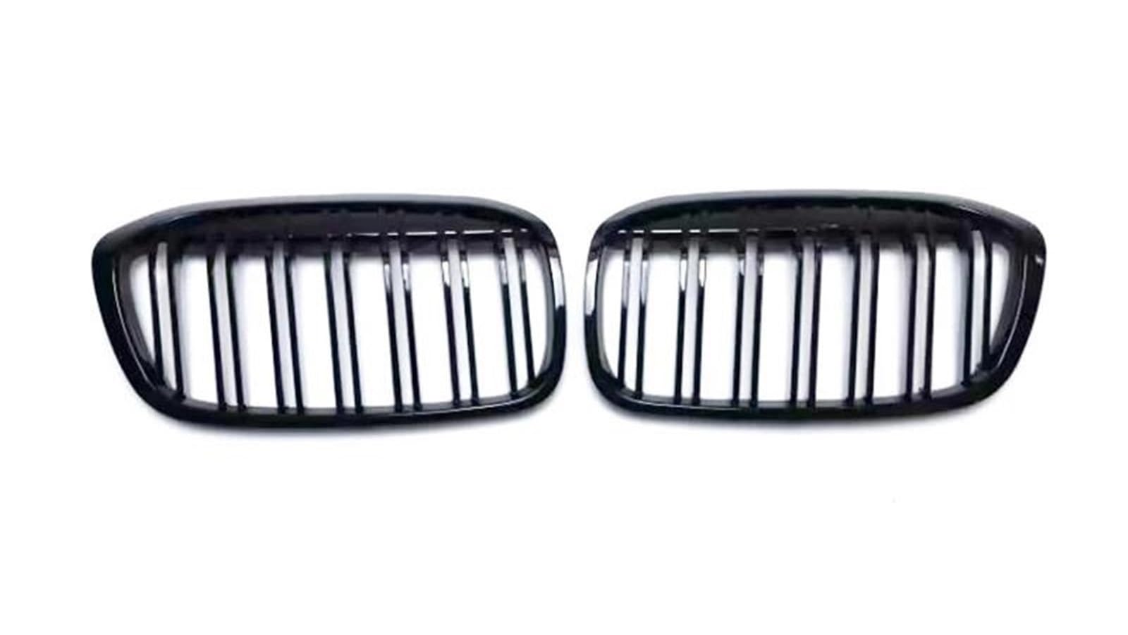Haube Mesh Kühlergrill Glänzend Schwarze Nierengitter Für 2er F46 2018 2019 2020 Auto Frontstoßstangengitter Renngrill Ersatzgitter(18-20 Single) von QIFANB