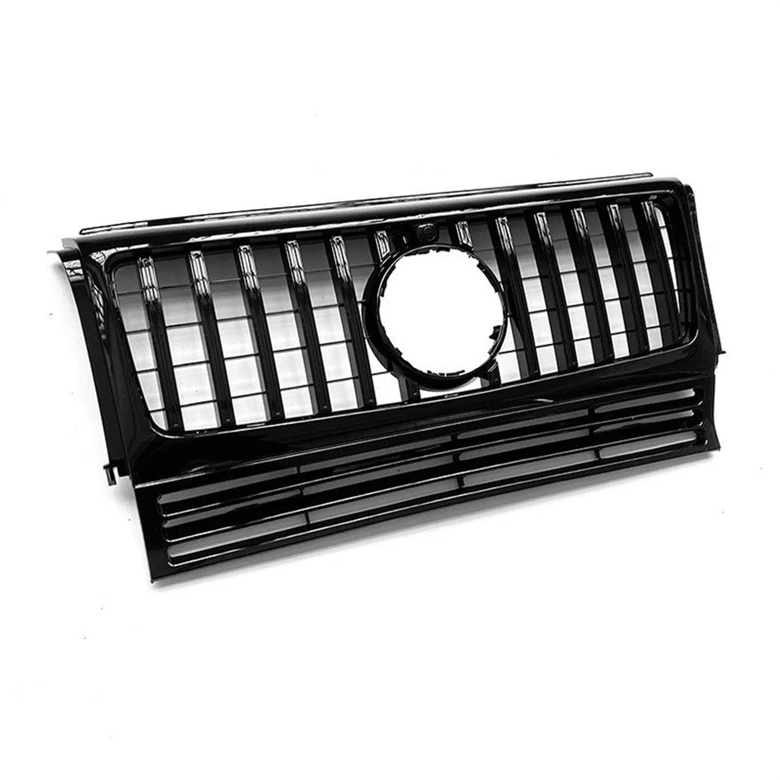 Haube Mesh Kühlergrill Mittelgrill Frontgrill Stoßstange Für Benz Für G-Klasse G63 W463 G500 G55 G350d Für AMG 1990-2010 2011 2012 2013 2014 2015 2016 2017 2018(Schwarz) von QIFANB