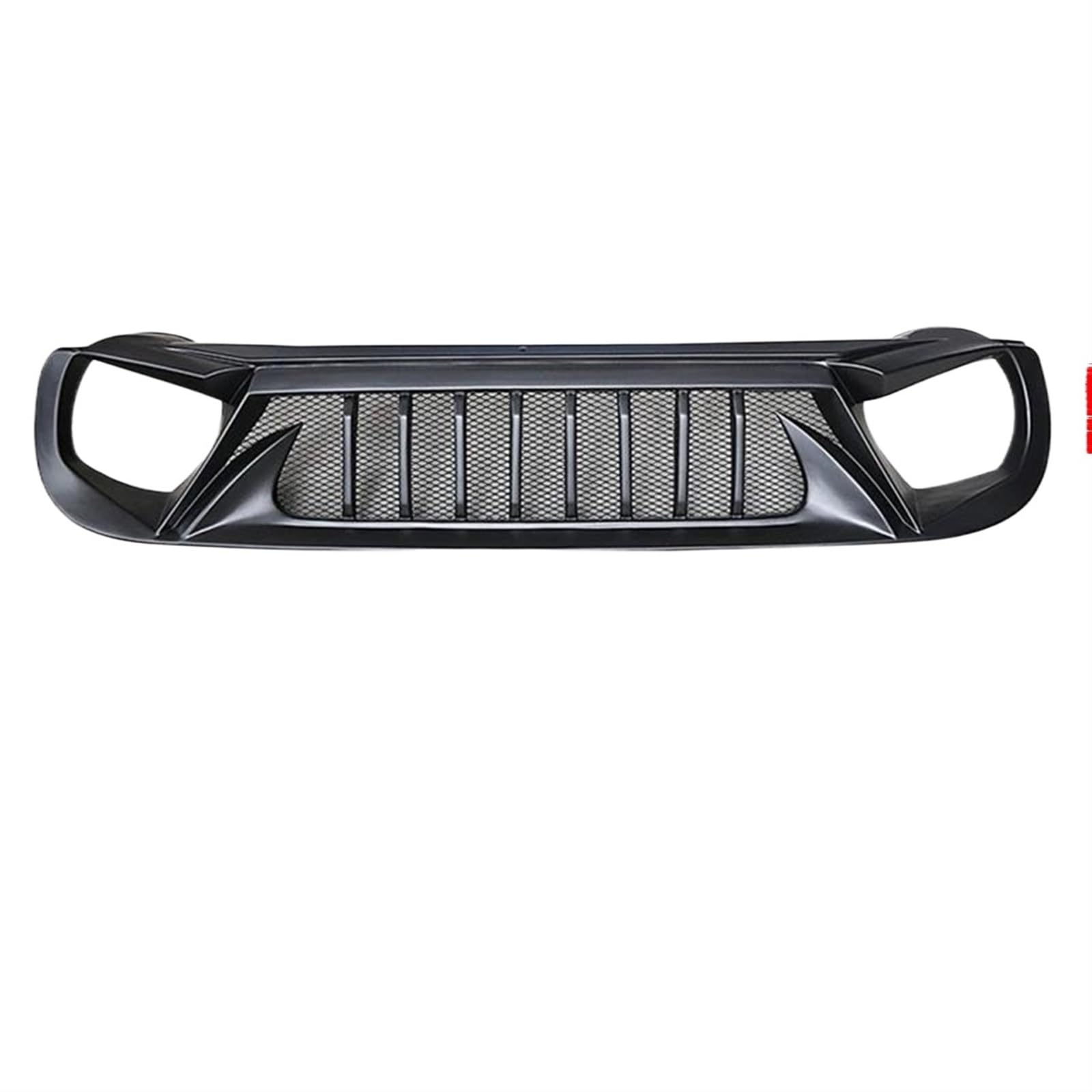Haube Mesh Kühlergrill Racing Grills Für Jeep Für Renegade 2016 2017 2018 2019 2020 Matt Schwarz Carbon Grille Lufteinlass Styling Außen Tuning(2016-2018 Black) von QIFANB