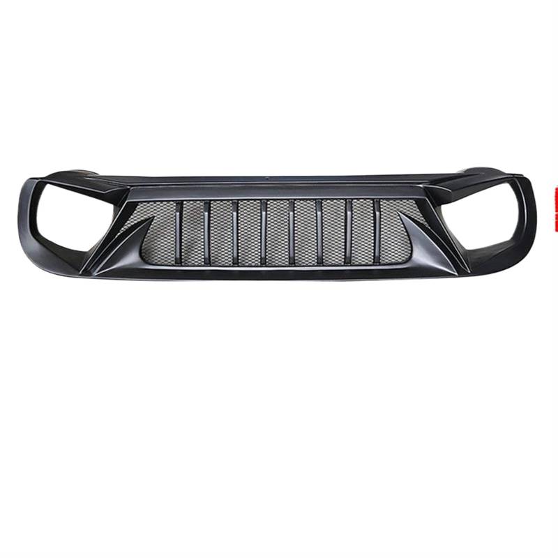 Haube Mesh Kühlergrill Racing Grills Für Jeep Für Renegade 2016 2017 2018 2019 2020 Matt Schwarz Carbon Grille Lufteinlass Styling Außen Tuning(2016-2018 Black) von QIFANB