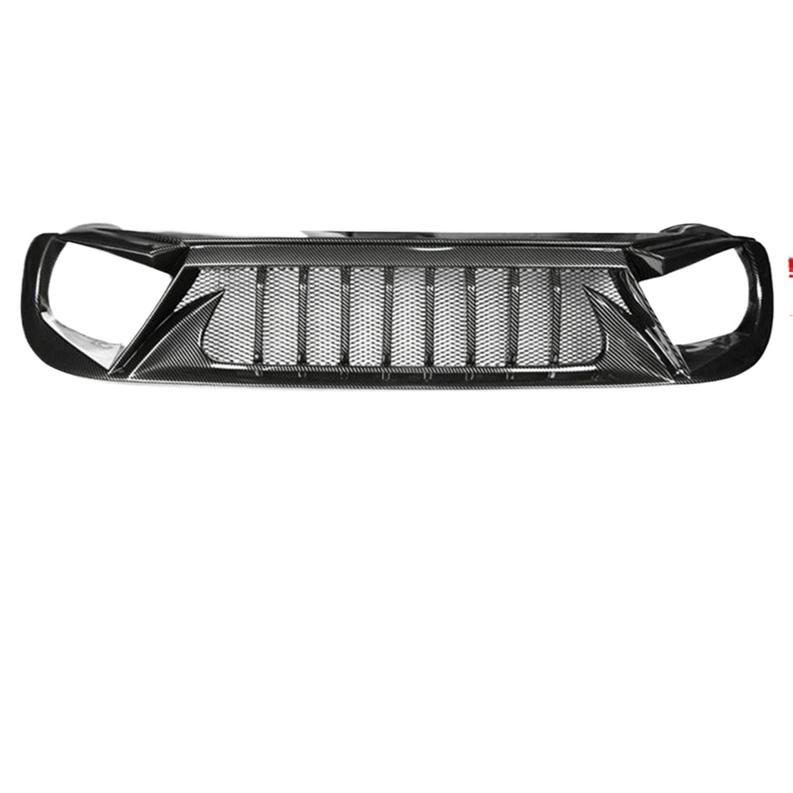 Haube Mesh Kühlergrill Racing Grills Für Jeep Für Renegade 2016 2017 2018 2019 2020 Matt Schwarz Carbon Grille Lufteinlass Styling Außen Tuning(2016-2018 Carbon Fiber Look) von QIFANB