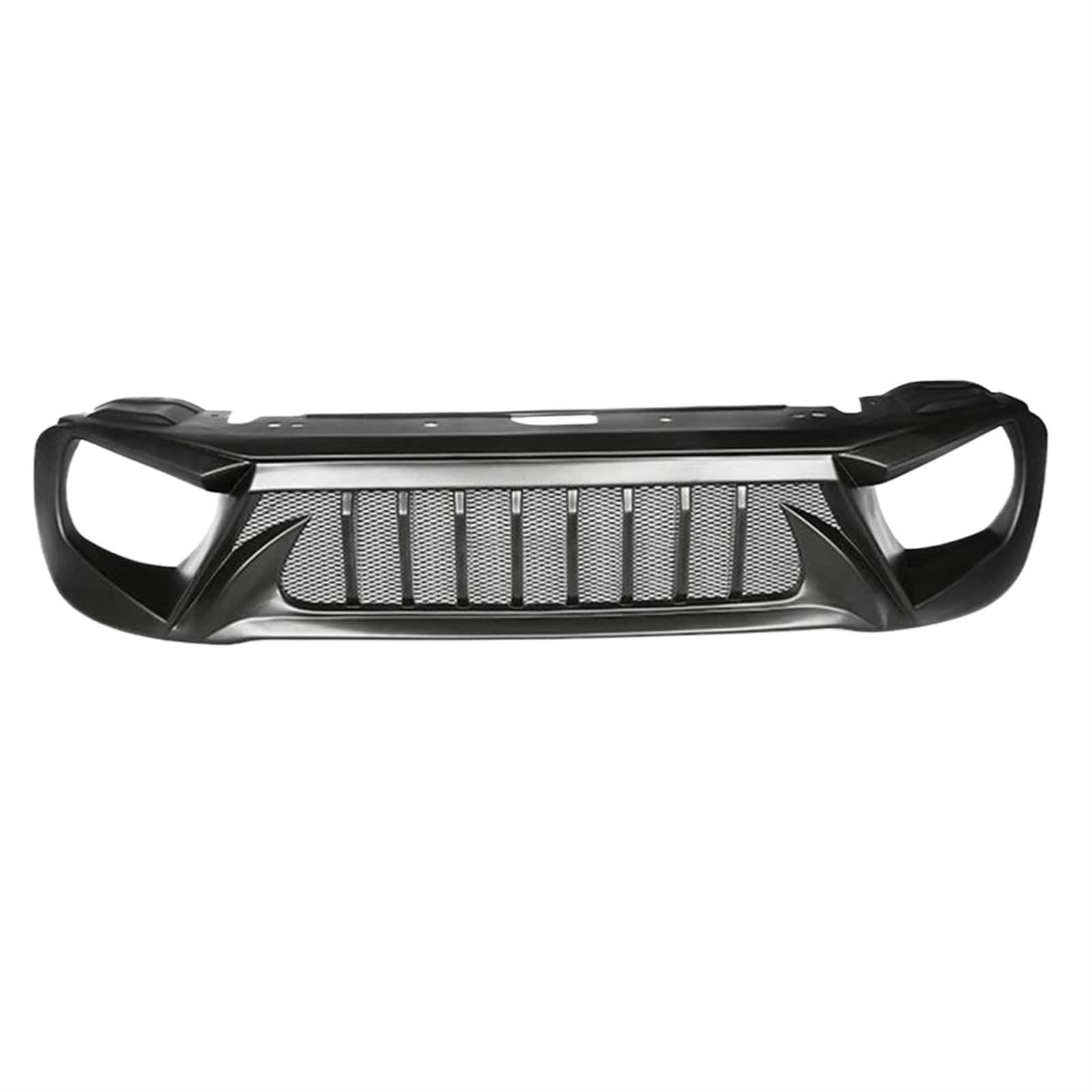 Haube Mesh Kühlergrill Racing Grills Für Jeep Für Renegade 2016 2017 2018 2019 2020 Matt Schwarz Carbon Grille Lufteinlass Styling Außen Tuning(2019-2020 Black) von QIFANB