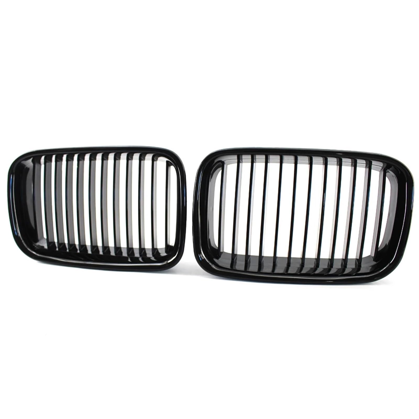 Haube Mesh Kühlergrill Schwarzer Kühlergrill Für E36 1994 1995 1996 318i 323i 325i 320i 328i Für M3 ABS Front Ersatz Haube Nierengrill(Glossy Black) von QIFANB