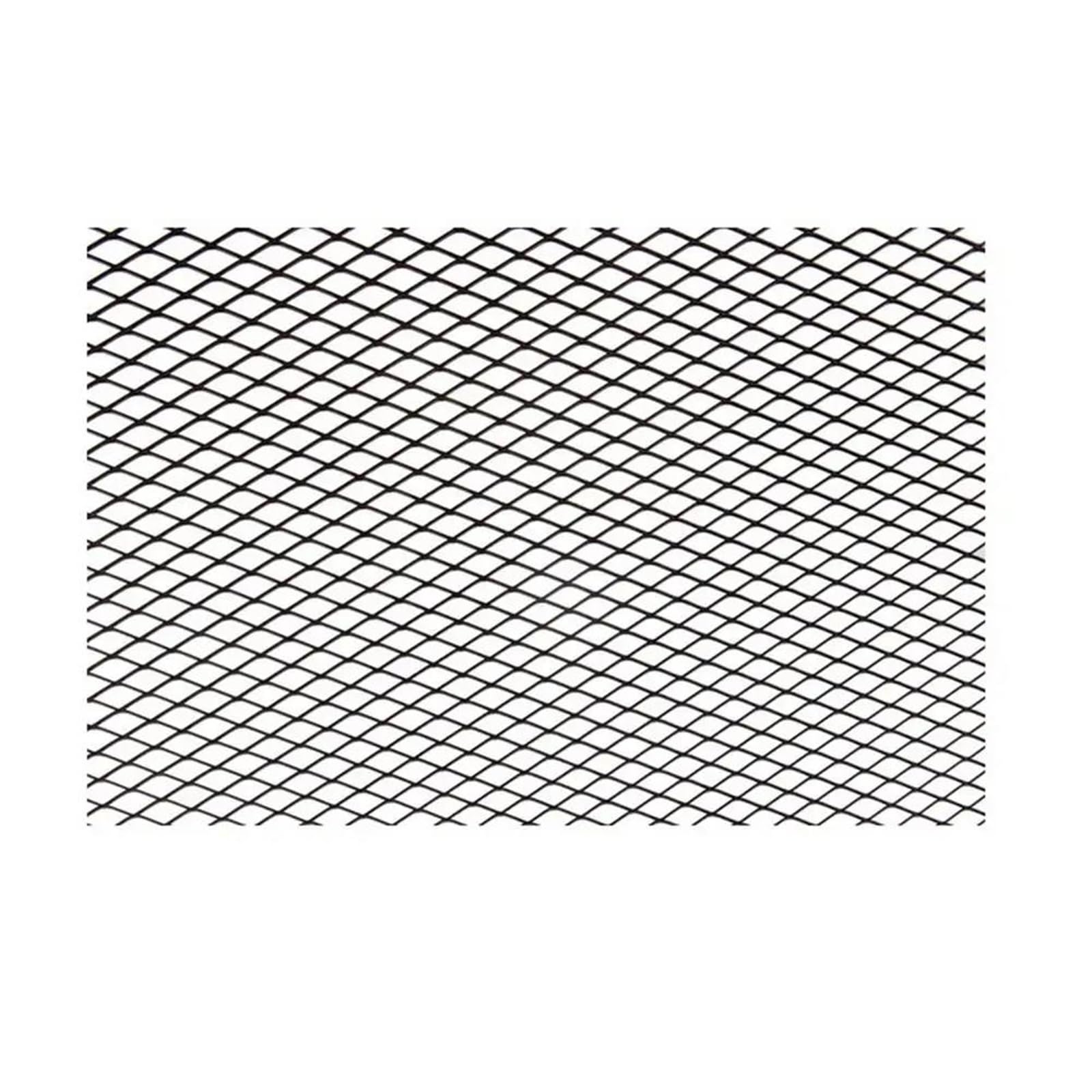 Haube Mesh Kühlergrill Universal Auto Grill Mesh Langlebiges Fahrzeug Schwarz Karosserie Grille Netz Mesh Für Auto Stoßstange Body Kit Haube Entlüftungszubehör(Schwarz) von QIFANB