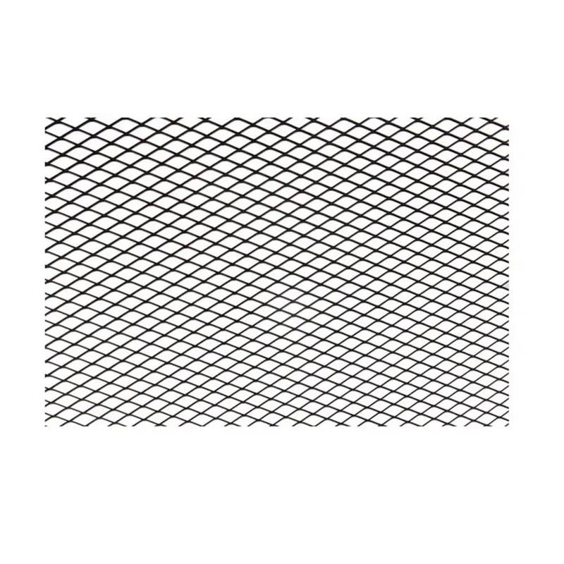 Haube Mesh Kühlergrill Universal Auto Grill Mesh Langlebiges Fahrzeug Schwarz Karosserie Grille Netz Mesh Für Auto Stoßstange Body Kit Haube Entlüftungszubehör(Schwarz) von QIFANB
