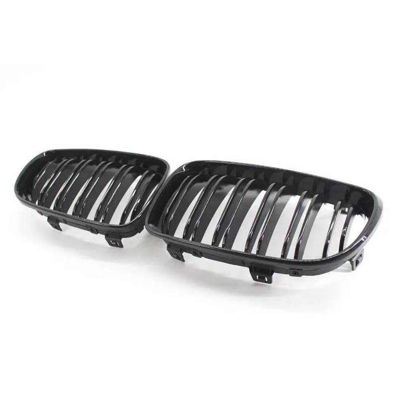 Haube Mesh Kühlergrill Vorne Niere Doppel Linie Grille Grill Racing Grills Für E81 E82 E87 E88 1 Serie 2007 2008 2009 2010 2011 2012 2013 von QIFANB