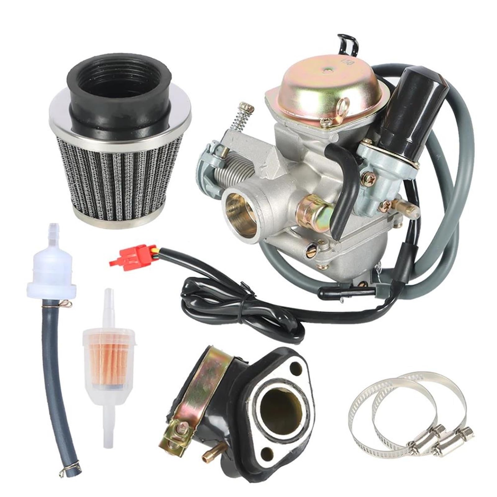 Kraftstoff System Vergaser 24mm Vergaser Luftfilter Für 150cc ATV Go Kart Roller Für Kazuma Für Taotao Für SunL Kraftstoff System Vergaser 24mm Vergaser Luftfilter Für 150cc ATV Go Kart Roller Für Kazuma Für Taotao Für SunL von QIFANB