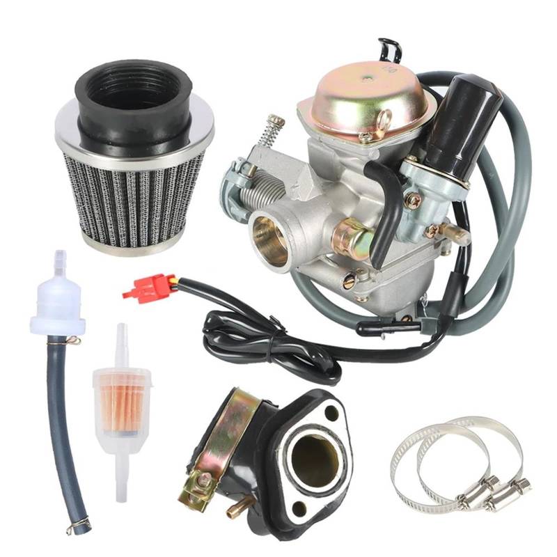 Kraftstoff System Vergaser 24mm Vergaser Luftfilter Für 150cc ATV Go Kart Roller Für Kazuma Für Taotao Für SunL von QIFANB