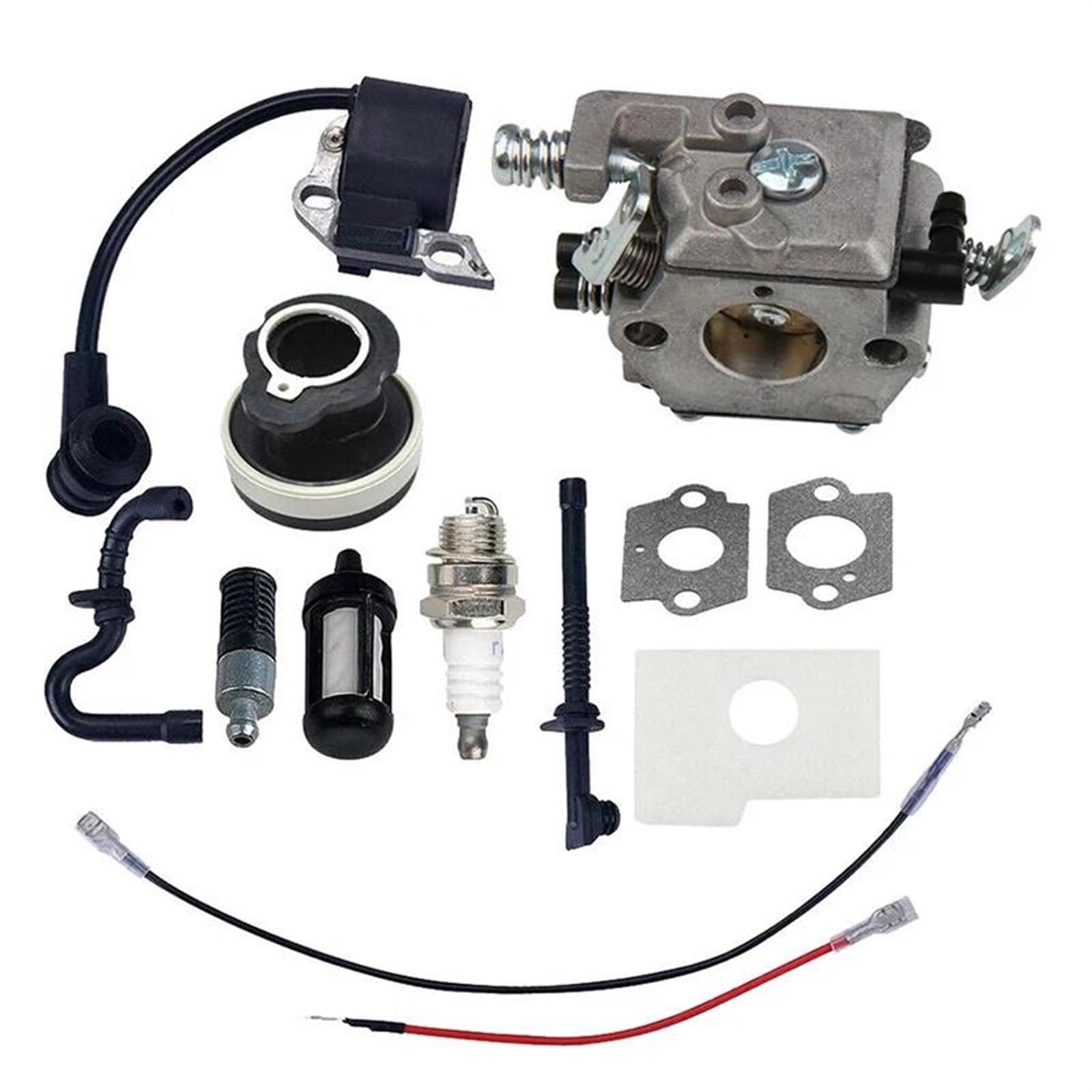 Kraftstoff System Vergaser Für 017 018 Für MS170 Kettensäge Reparatur Zubehör Vergaser Mit Zündspule Und Luftfilter Ansaugkrümmer Zündkerze Kit Kraftstoff System Vergaser Für 017 018 Für MS170 Kettensäge Reparatur Zubehör Vergaser Mit Zündspule Und Luftfilter Ansaugkrümmer Zündkerze Kit von QIFANB