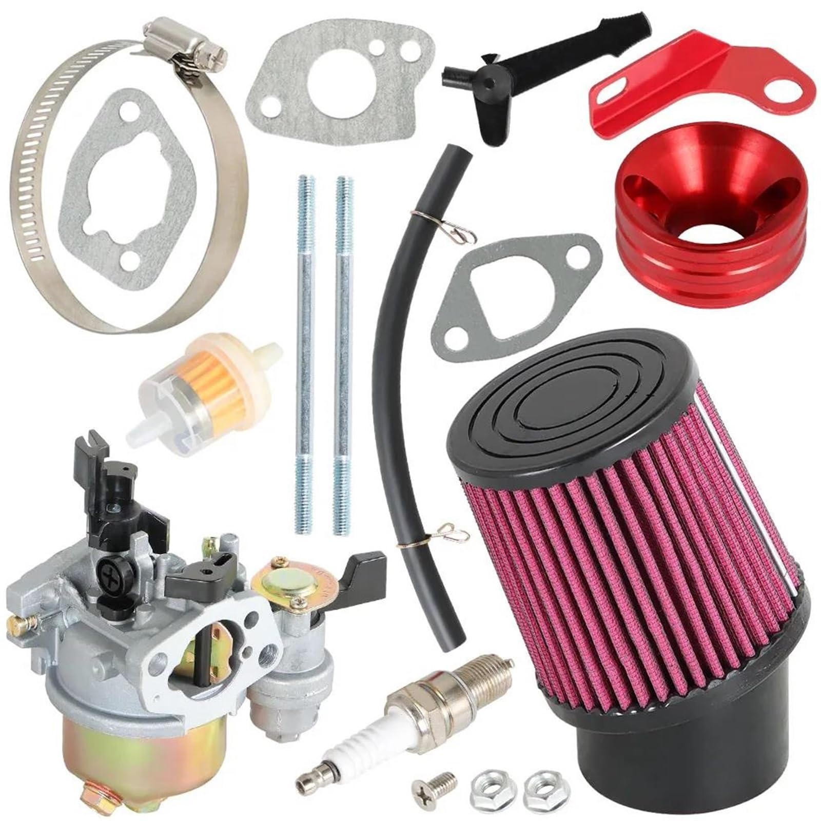 Kraftstoff System Vergaser Für Predator 212cc 6,5 Hp Luftfilter Adapter Intake Zündkerze Kit Vergaser Carb Kraftstoff System Vergaser Für Predator 212cc 6,5 Hp Luftfilter Adapter Intake Zündkerze Kit Vergaser Carb von QIFANB