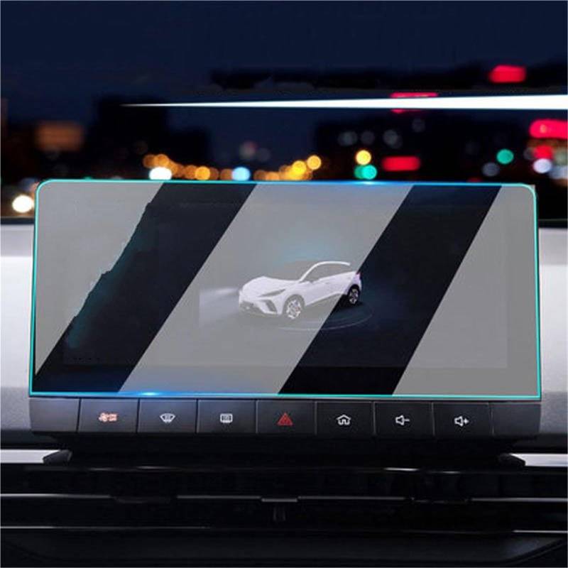 Navigator Bildschirm Displayschutz 10,25 Zoll Auto-GPS-Navigations-Armaturenbrett Displayschutzfolie Aus Gehärtetem Glas Zentrale Displayschutzfolie Für MG 4 Für EV 2023(GPS 10.25 inch) von QIFANB