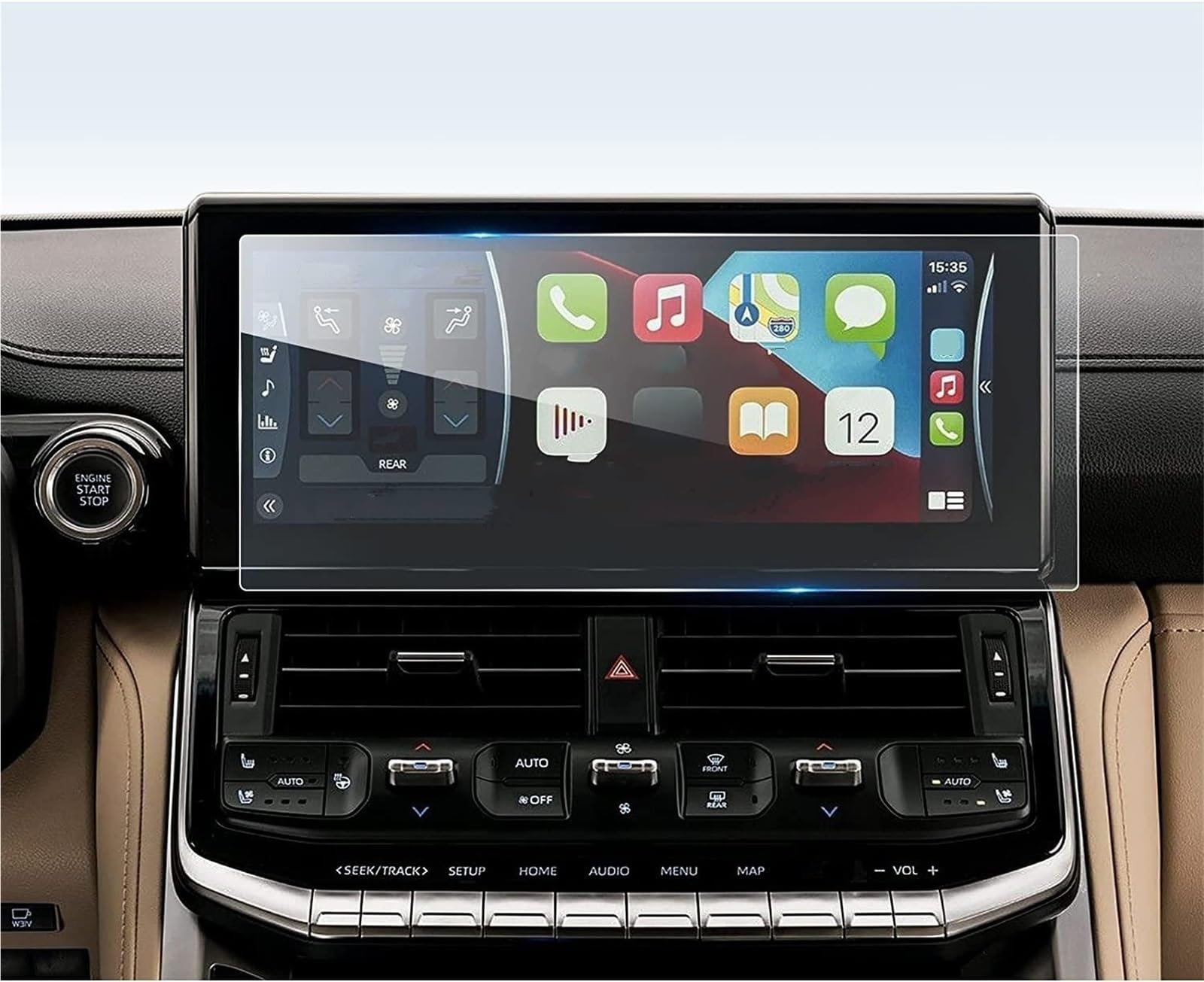 Navigator Bildschirm Displayschutz 12,3 Zoll Touchscreen Gehärtetem Glas Auto GPS Navigation Displayschutzfolie Für Toyota Für Land Für Cruiser LC300 2022 Navigator Bildschirm Displayschutz 12,3 Zoll Touchscreen Gehärtetem Glas Auto GPS Navigation Displayschutzfolie Für Toyota Für Land Für Cruiser LC300 2022 von QIFANB