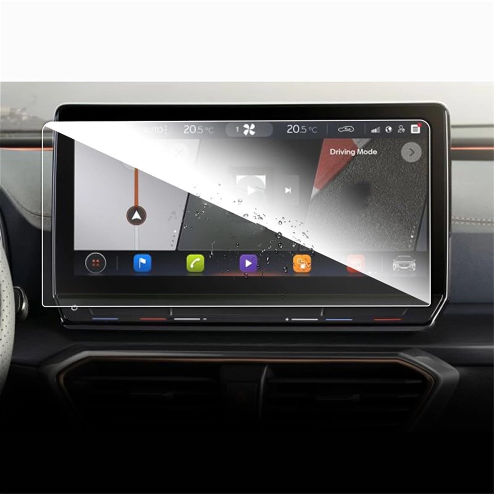 Navigator Bildschirm Displayschutz 12 Zoll Auto-Navigation Touch Center Displayschutzfolie Autoinnenausstattung PET-Film 300 MM * 147 MM Für Cupra Für Formentor Navigator Bildschirm Displayschutz 12 Zoll Auto-Navigation Touch Center Displayschutzfolie Autoinnenausstattung PET-Film 300 MM * 147 MM Für Cupra Für Formentor von QIFANB