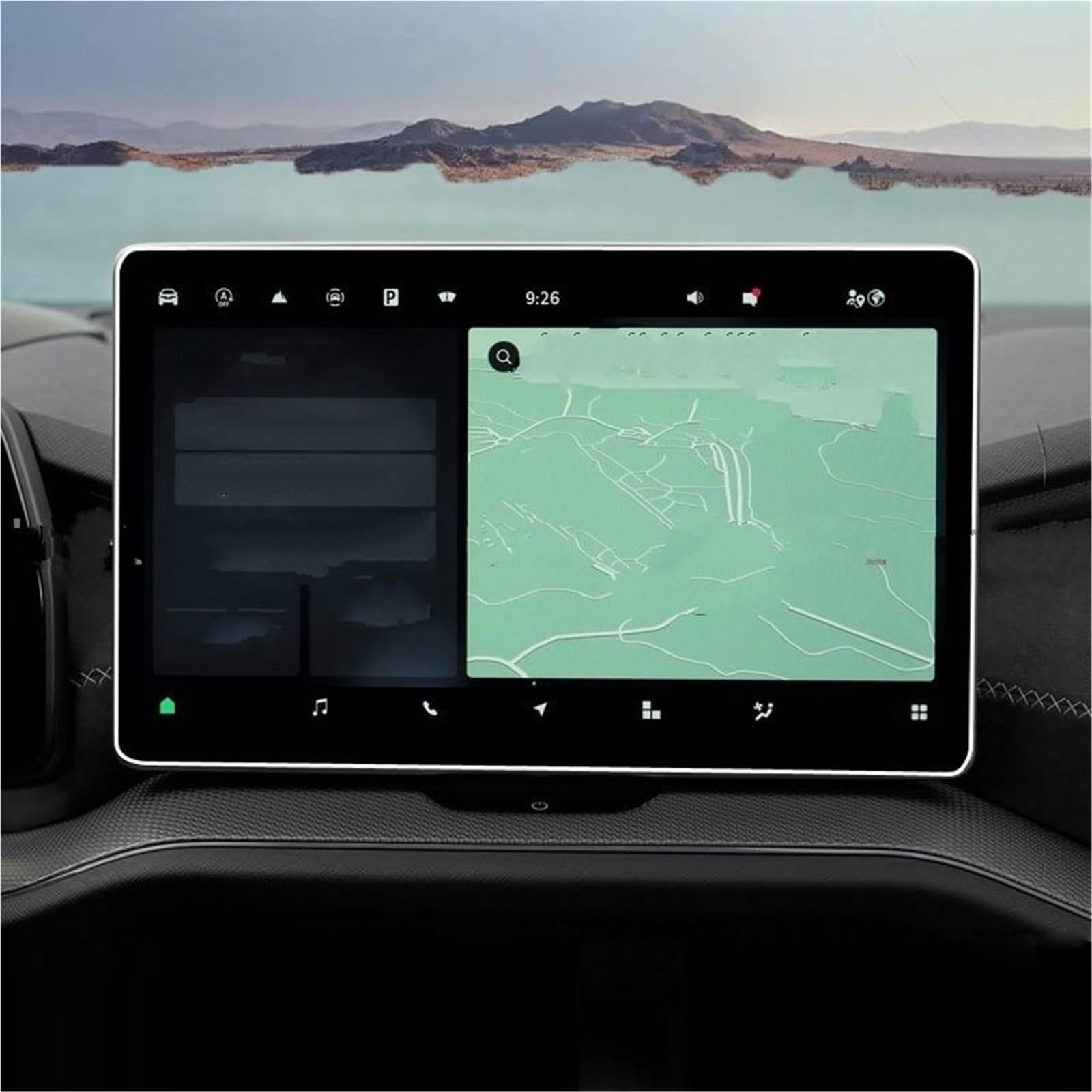 Navigator Bildschirm Displayschutz 13 Zoll Auto GPS Navigation Schutzfolie LCD Bildschirm Anti-Kratz-Film TPU Screen Protector Film Für Skoda Für Kodiaq Ii 2024 2025(1 Piece) von QIFANB