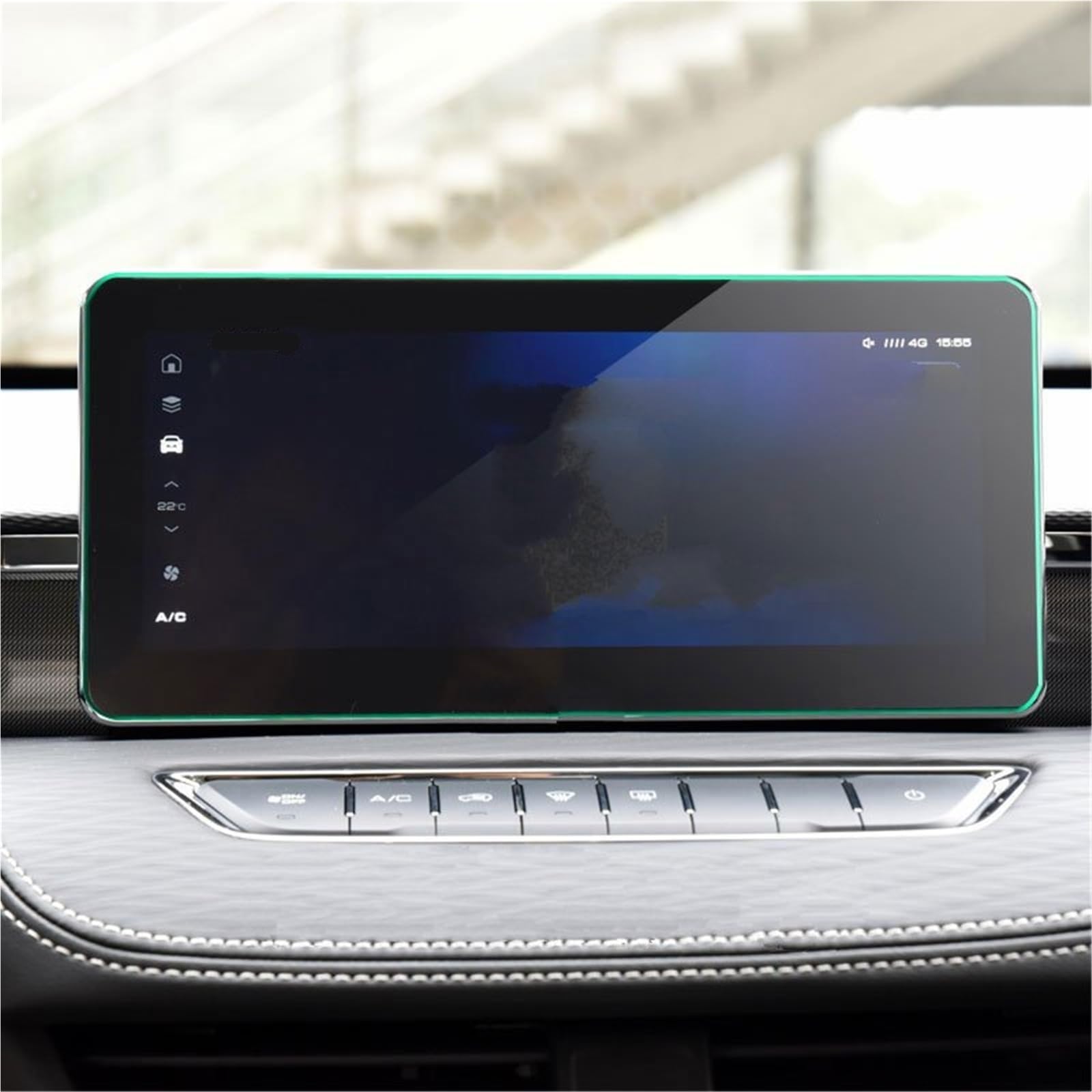 Navigator Bildschirm Displayschutz Armaturenbrett 12,3 Zoll Navigationsmembran Auto GPS-Display Schutzfolie Aus Gehärtetem Glas Für Haval Für Jolion 2021(for 10.25 inch) von QIFANB