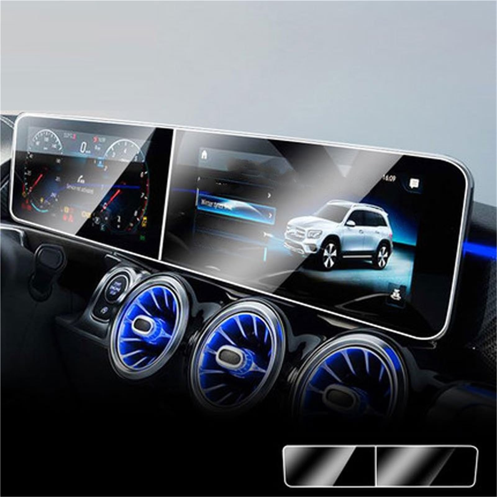 Navigator Bildschirm Displayschutz Auto GPS-Navigation LCD-Bildschirm Gehärtetem Glas Schutzfolie Für Benz Für GLB 2020 2021 Navigator Bildschirm Displayschutz Auto GPS-Navigation LCD-Bildschirm Gehärtetem Glas Schutzfolie Für Benz Für GLB 2020 2021 von QIFANB