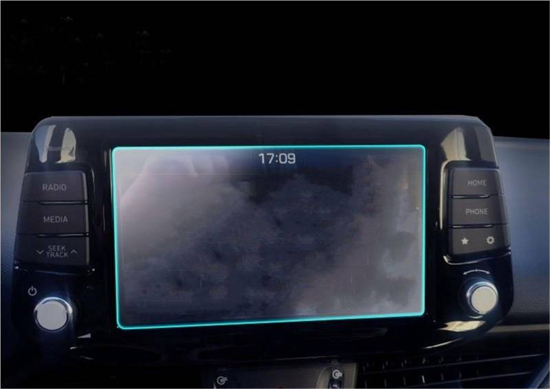 Navigator Bildschirm Displayschutz Auto GPS Navigation Schutzfolie Gehärtetes Glas Displayschutz Dekoration Refit Anti-Scratch 8 Zoll Für Hyundai Für Tucson 2019(176X99mm) von QIFANB