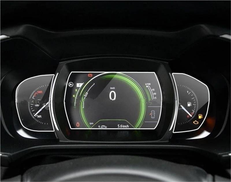 Navigator Bildschirm Displayschutz Auto Instrument Panel Innen Auto Dashboard Zubehör PET Film Screen Protector Für Koleos 2017 2018 2019 von QIFANB