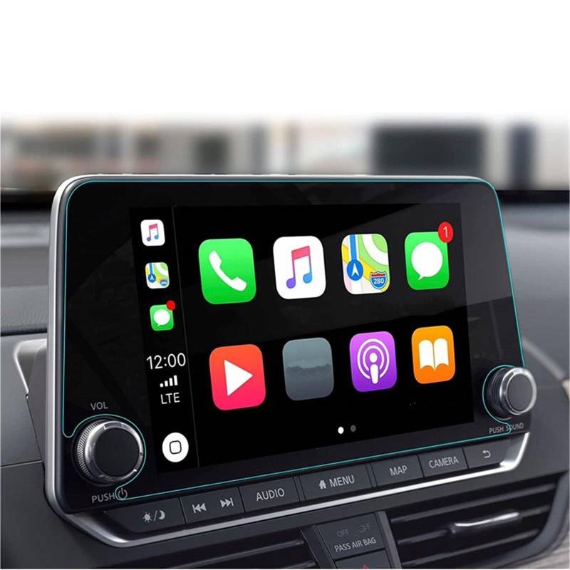 Navigator Bildschirm Displayschutz Auto-Navigation Auto-Innenausstattung Gehärtetes Glas Displayschutzfolie Für Nissan Für Juke Für Hybrid 2019 2021 2022 von QIFANB