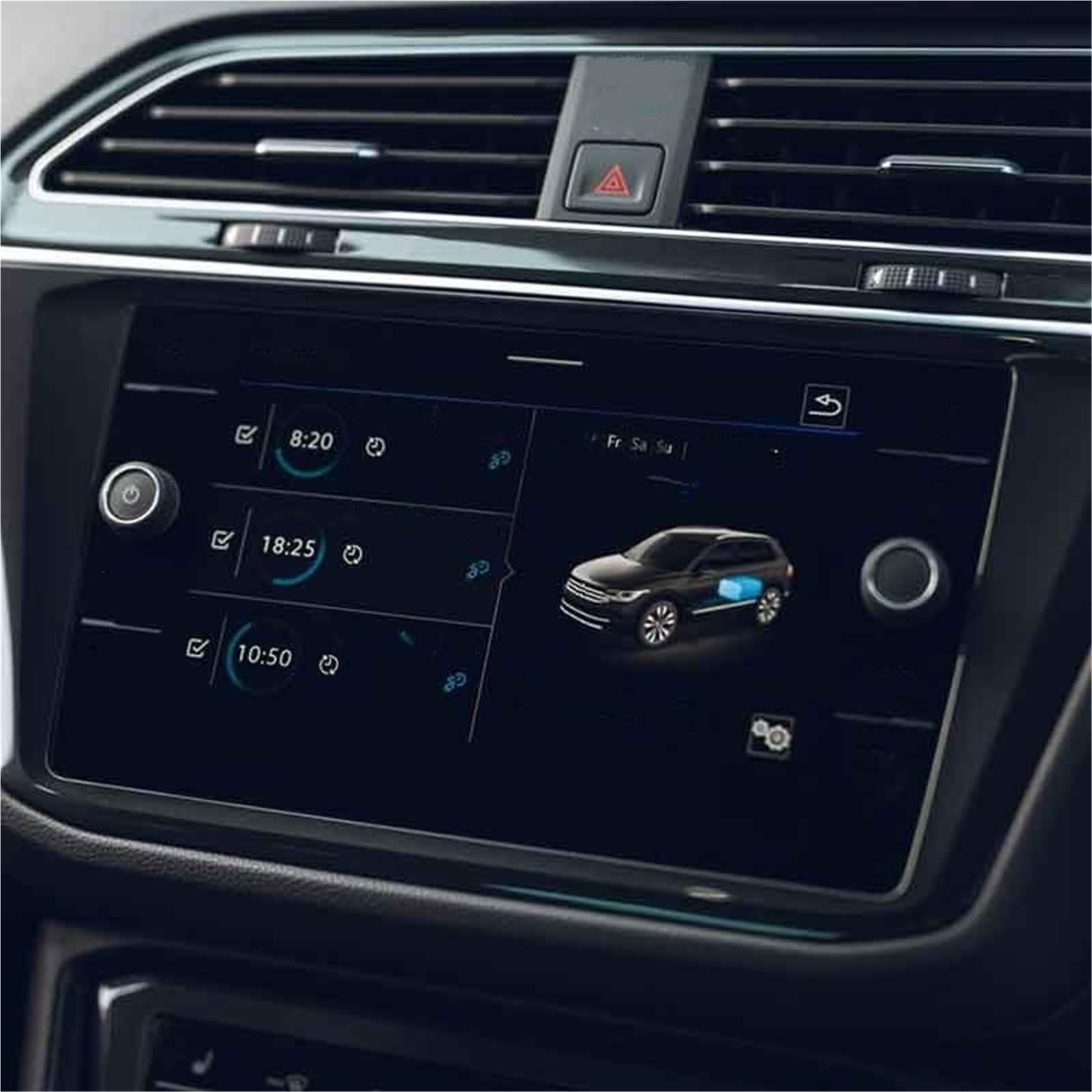 Navigator Bildschirm Displayschutz Auto Navigation Dashboard Gehärtetem Glas LCD Screen Schutz Film Innen Zubehör Aufkleber Für VW Für Tiguan 2021 2022(GPS) von QIFANB