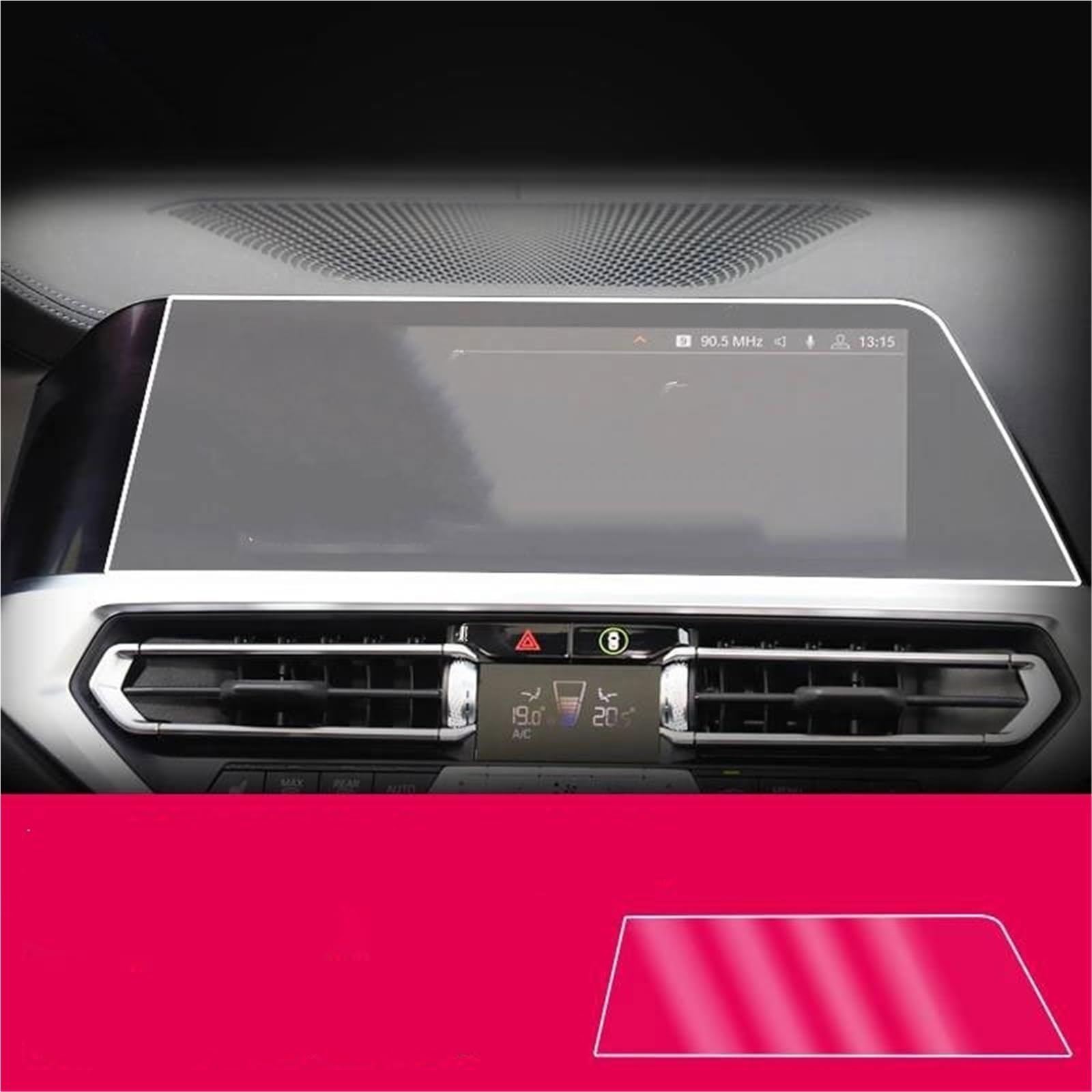 Navigator Bildschirm Displayschutz Autoradio GPS-Navigation Kratzfester TPU-Schutzfilm Für G20 G21 G28 Serie 3 2020 2021 2022(A) von QIFANB