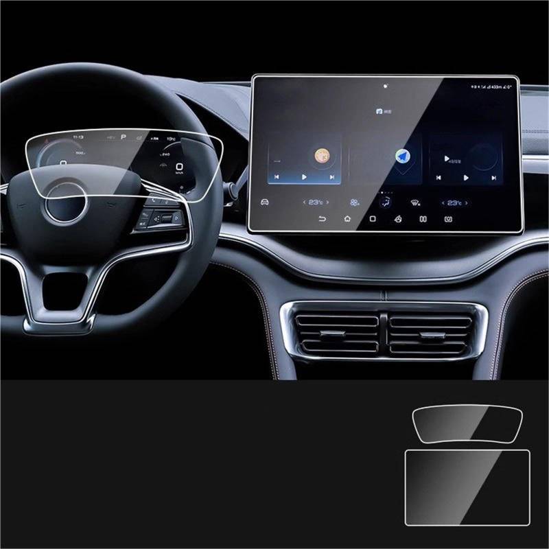 Navigator Bildschirm Displayschutz Für BYD Für Seal Für U Dm-i 2024 Displayschutzfolie Aus Gehärtetem Glas 15,6 Zoll Auto-Infotainment-Radio GPS-Navigation Und Instrument von QIFANB