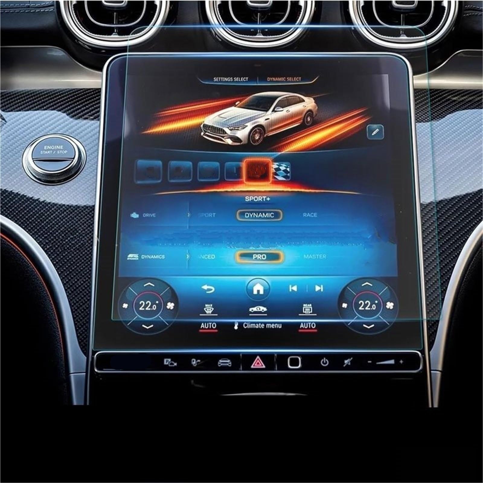 Navigator Bildschirm Displayschutz Für Benz Für GLC X254 2022 Für C-Klasse W206 2021 2022 Displayschutzfolie Aus Gehärtetem Glas Für Auto-LCD-GPS-Navigation Kratzfester Film Navigator Bildschirm Displayschutz Für Benz Für GLC X254 2022 Für C-Klasse W206 2021 2022 Displayschutzfolie Aus Gehärtetem Glas Für Auto-LCD-GPS-Navigation Kratzfester Film von QIFANB