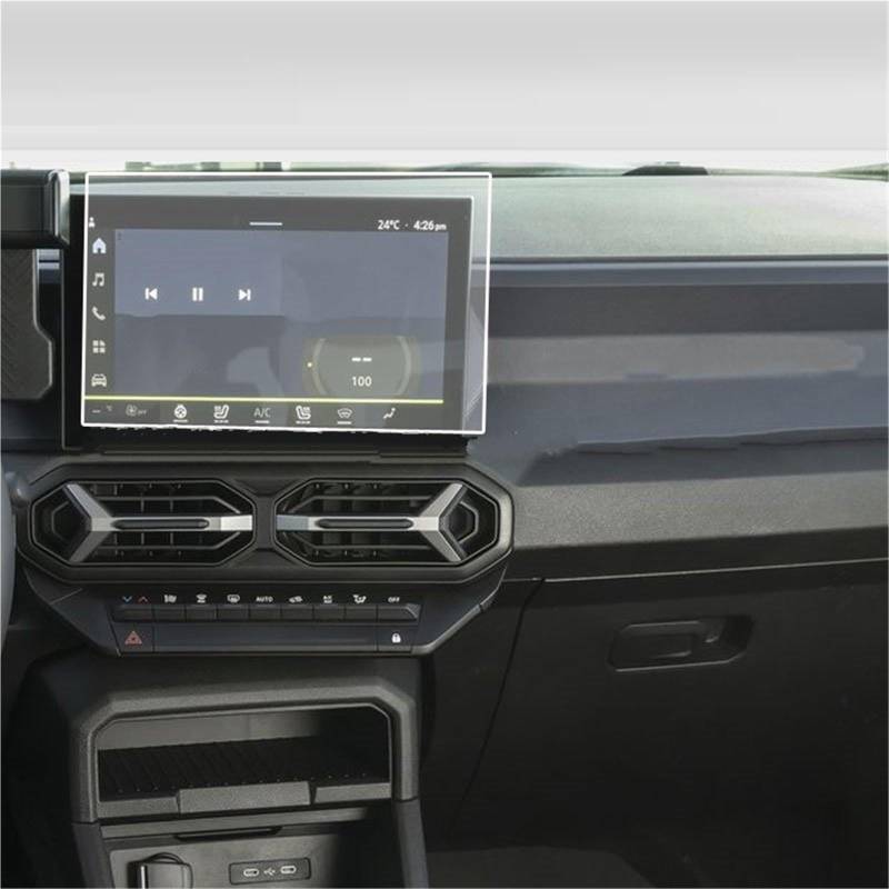 Navigator Bildschirm Displayschutz Für Dacia Für Duster Für Frühjahr 2024 10,1 Zoll Autoradio GPS-Navigation Kratzfeste Innenfolie TPU-Displayschutzfolie(1 Piece) von QIFANB