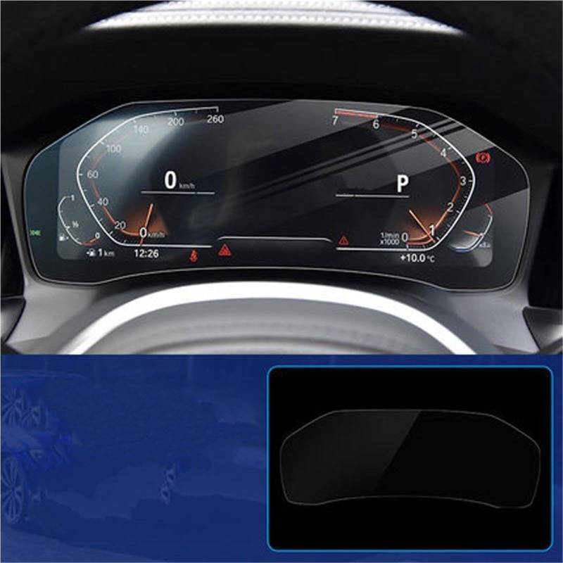Navigator Bildschirm Displayschutz Für G20 G21 Serie 3 2020 2021 Auto Instrument Panel Dashboard Center Gehärtetem Glas Screen Protector(Without Camera) von QIFANB