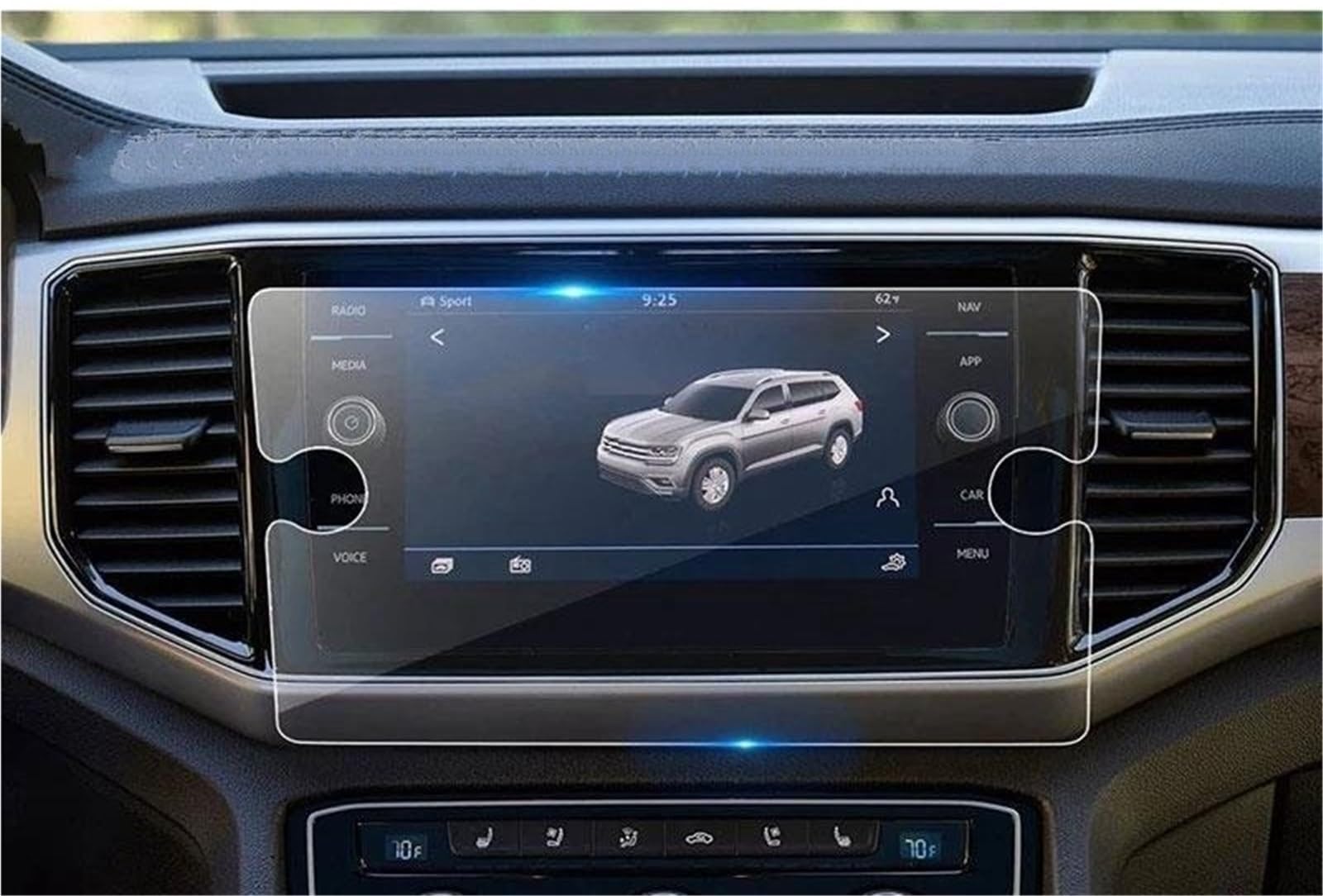Navigator Bildschirm Displayschutz Für Golf Für GTI MK7 2018 2019 2020 2021 Displayschutzfolie Aus Gehärtetem Glas, 8 Zoll, Auto-Infotainment, GPS-Navigation, Anti-Kratz-Film Navigator Bildschirm Displayschutz Für Golf Für GTI MK7 2018 2019 2020 2021 Displayschutzfolie Aus Gehärtetem Glas, 8 Zoll, Auto-Infotainment, GPS-Navigation, Anti-Kratz-Film von QIFANB